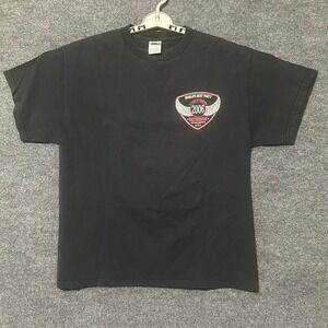 Mens Black 2006 Biketoberfest Daytona Beach T Shirt Large Graphic T‎ Shirt Biker